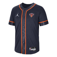 Air Jordan x NBA New York Knicks Statement Edition Shirts 'Navy Blue' DX7890-419