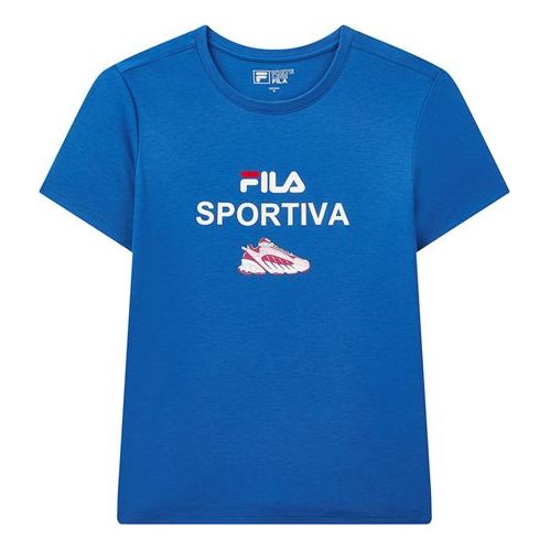 (WMNS) FILA ADE Short Sleeve Purple T-Shirt F11W028158F-DB