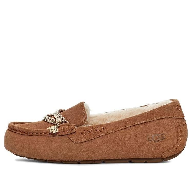 (WMNS) UGG Ansley Chain Loafer 'Chestnut' 1127330-CHE
