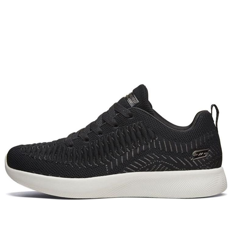 (WMNS) Skechers Bobs Squad 2 Sneakers Black/White 32816-BLK