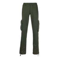 Off-White Men's SS21 Sports Pants Oversize Green OMCH036S21FLE0055701
