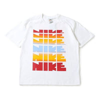 Nike Rainbow Alphabet Short Sleeve White BV7634-100