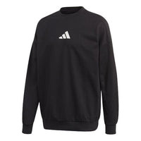adidas M Tiger Crew logo Printing Long Sleeves Black FS8384