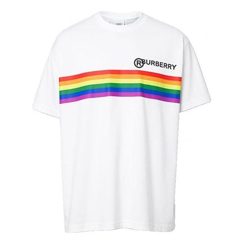 Burberry T Unisex White 8024036-1003