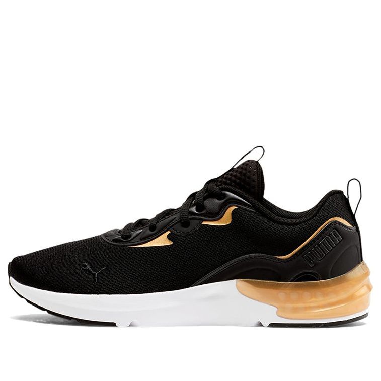 (WMNS) PUMA Cell Initiate Metal Low-top Running Shoes Black/White 194512-01