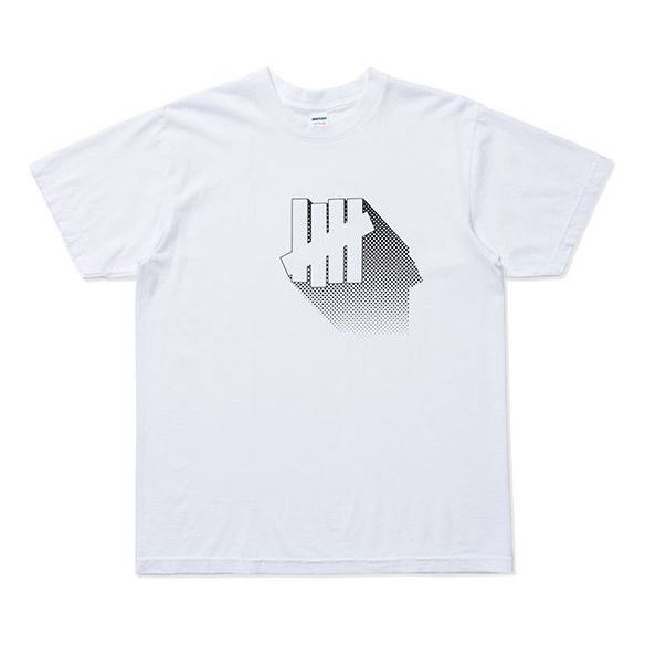 UNDEFEATED Shadow Tee Black Large Logo Unisex White 80078-WHITE