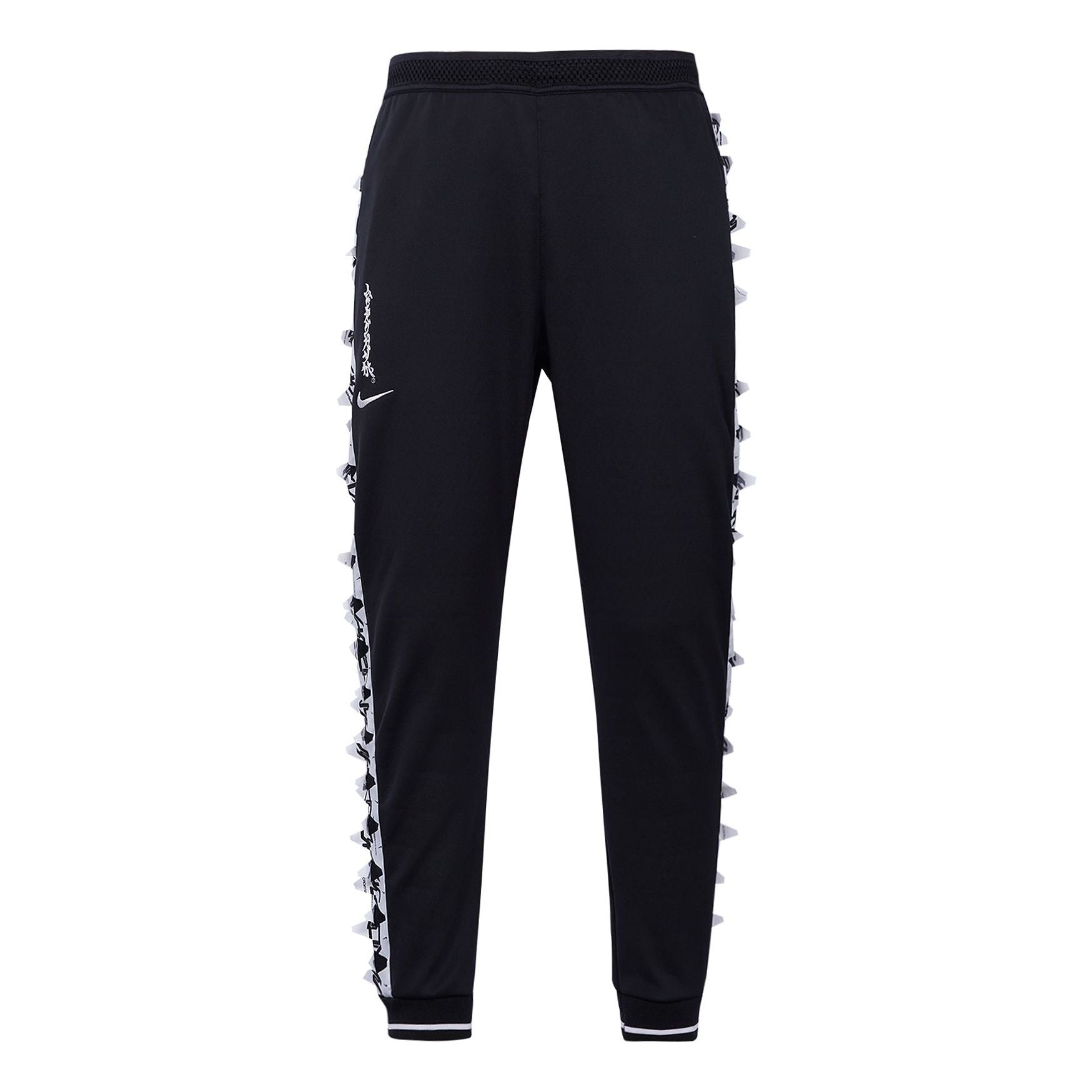 Men's Nike x ACRONYM Crossover Contrasting Colors Stripe Elastic Waistband Sports Pants/Trousers/Joggers Black CZ4676-010