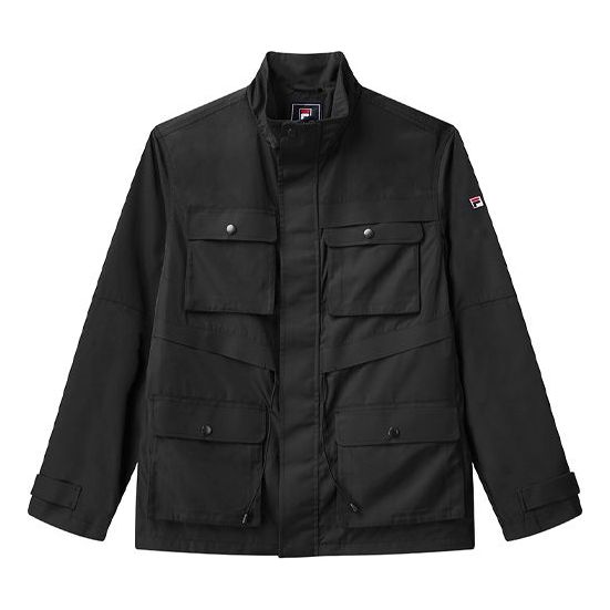 FILA Casual Sports Cargo Woven Jacket Black F51M048701F-BK