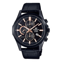 CASIO Waterproof EDIFICE Sapphire Crystal Mens Black Analog EFB-660BL-1AVUPR