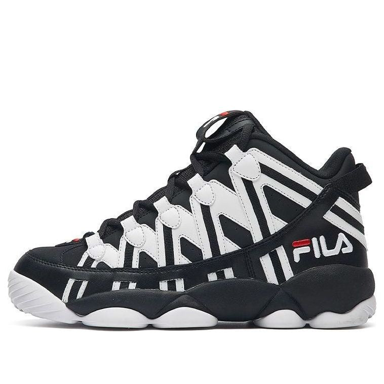 (WMNS) FILA Spaghetti Mid-cut Black/White F12W041243FBW