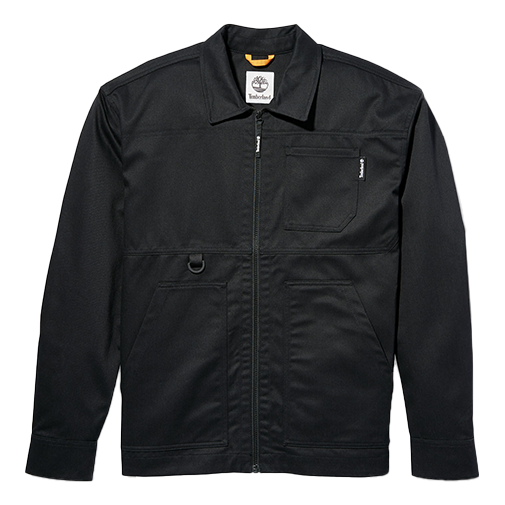Men's Timberland Casual Cargo Jacket Black A2ADD-001