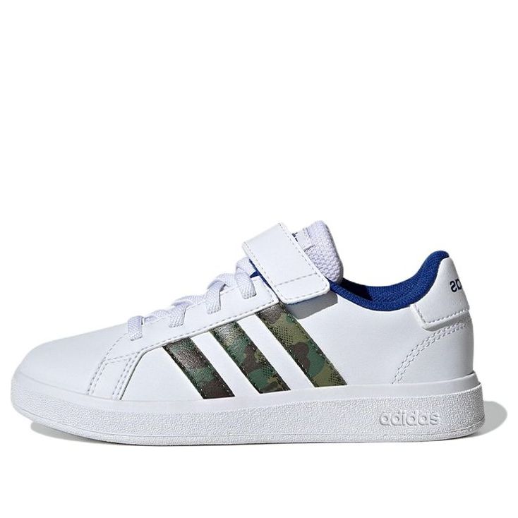 (GS) adidas Grand Court 2.0 'Cloud White Royal Blue' GV6809