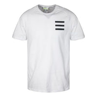adidas Causual Sports Ventilate Printing Round Collar Male White CD6664