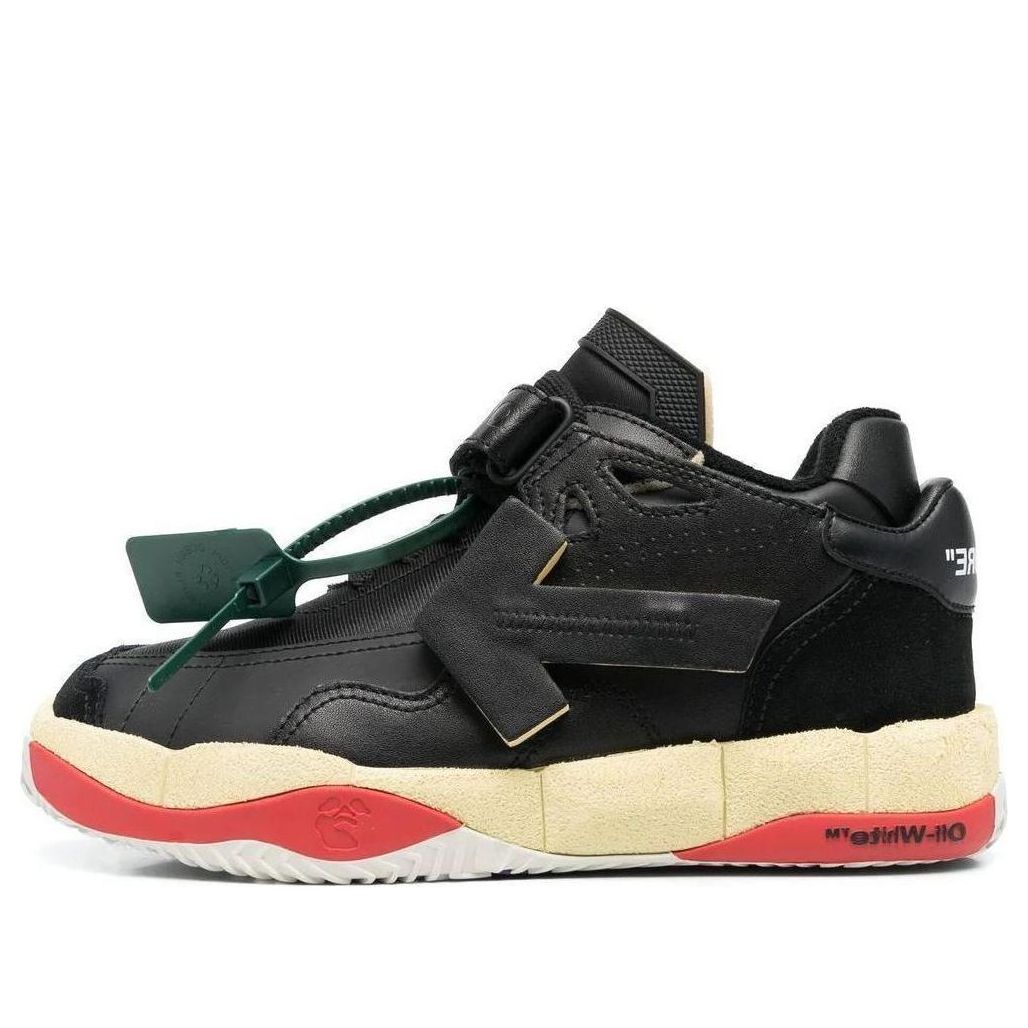 Off-White Puzzle Couture Panelled Sneakers 'Black' OMIA260S23LEA0011010