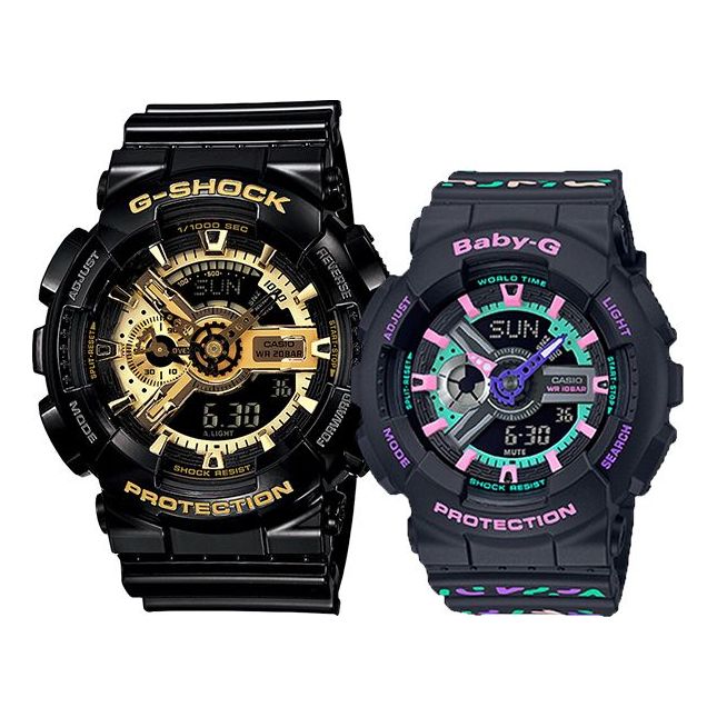 CASIO Baby-G 'Black Gold' BA-110TH-1APR+GA-110GB-1APR