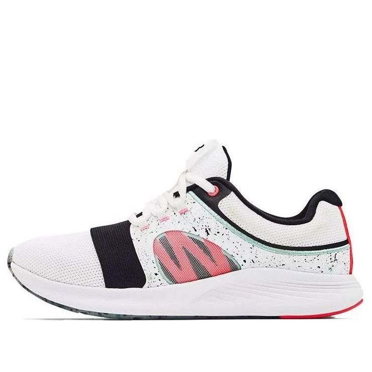 (WMNS) Under Armour Charged Breathe Bliss PS 'White Black' 3024168-100