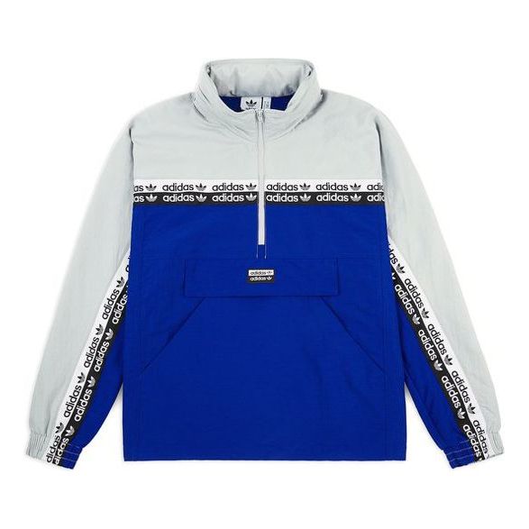 Men's adidas originals Vocal Wind L TT Jacket Blue EK4338