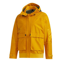 adidas Th Jkt Func Full Zipper Leisure Sport Jacket Men's Gold GM4402