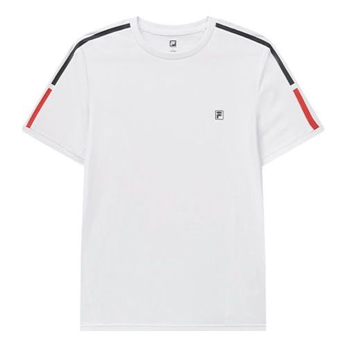 FILA Logo Printing Cotton Short Sleeve White F61M024104F-WT