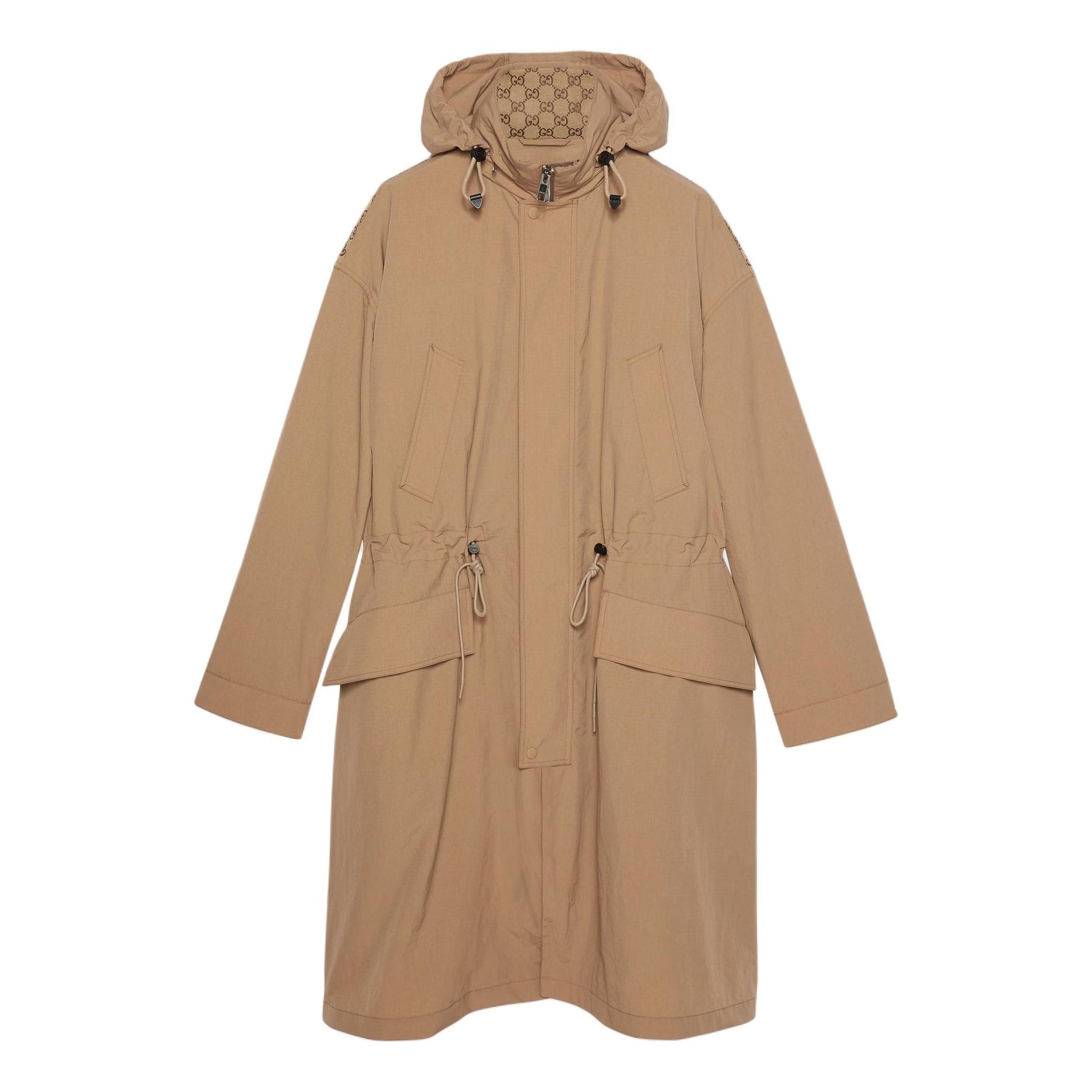 Gucci Ripstop Nylon Jacket With GG 'Camel' 762598-ZAPBR-2602