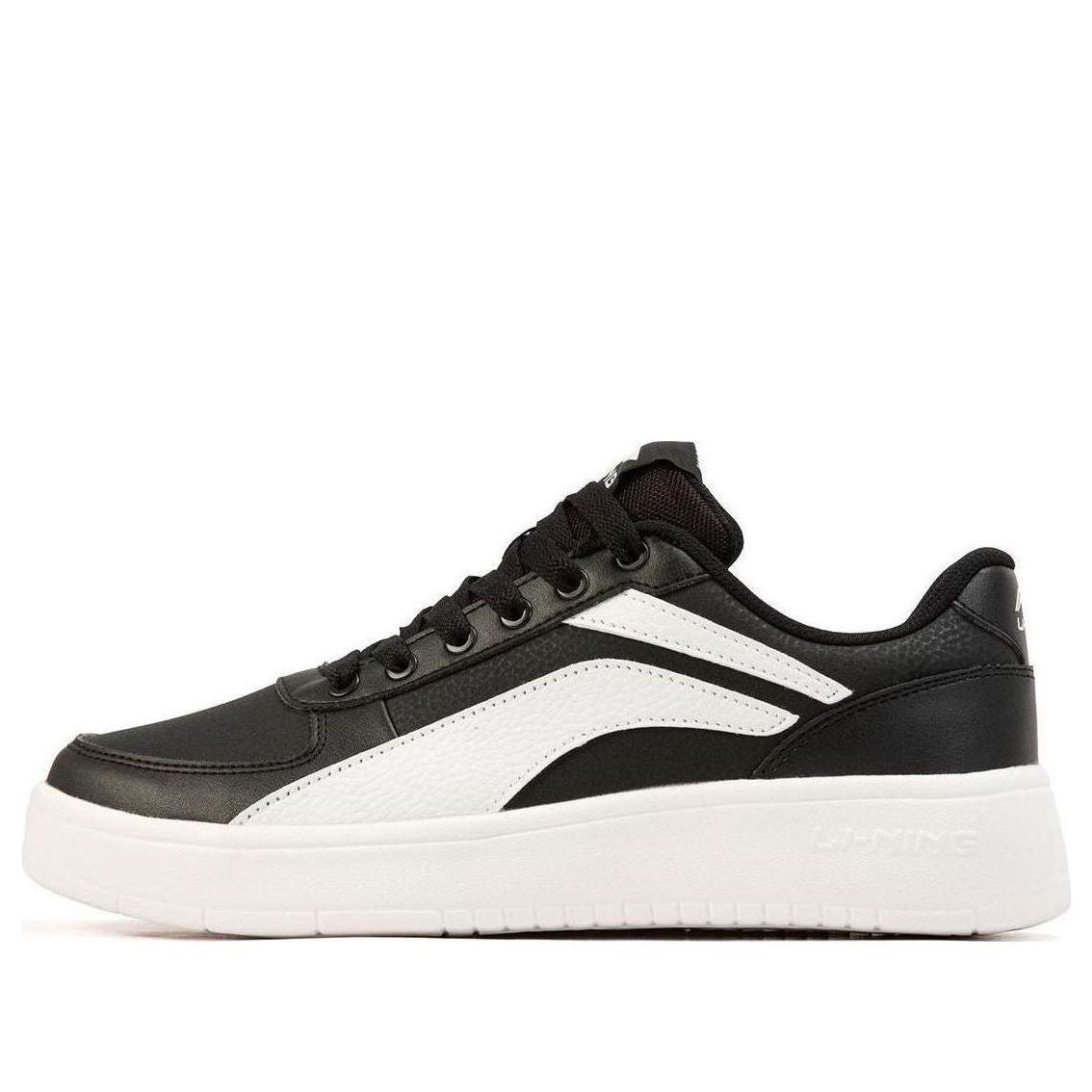 (WMNS) Li-Ning Classic Skateboarding 'Black White' AGCR470-5