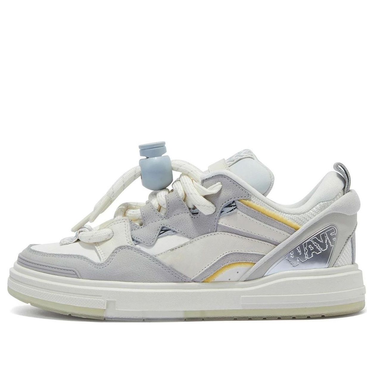 Li-Ning Weiwu SWAG Skate Shoes 'White Grey' AECT053-4