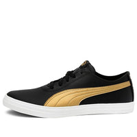 (WMNS) PUMA Cayden Idp Running Shoes Black/Gold 372091-01