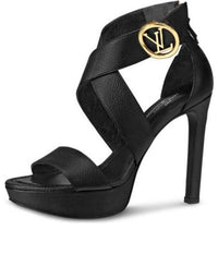 (WMNS) LOUIS VUITTON LV Horizon Platform Cross 'Black' 1A5BLU