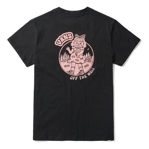 (WMNS) Vans Funny Pattern Printing Short Sleeve Black VN0A3ZP2BLK