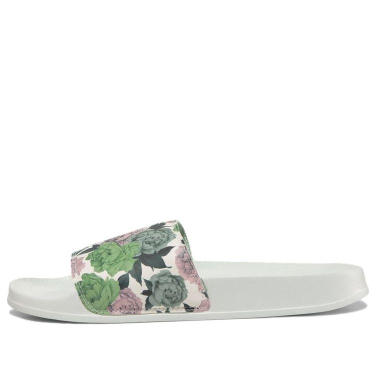 Reebok Sandalias Classic Sports Slippers Unisex White Green GW3227