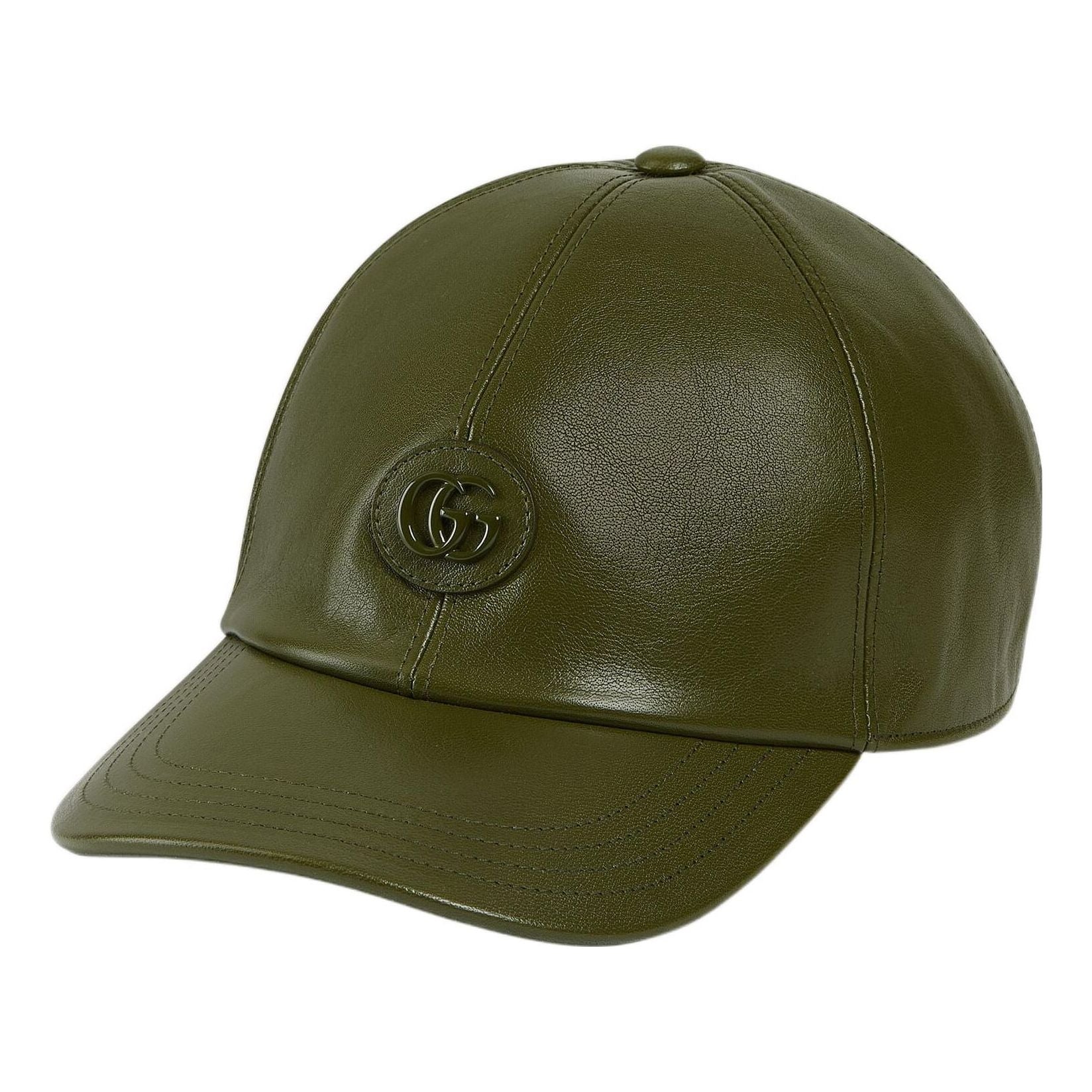 Gucci Leather Baseball Hat 727238-4HAU4-3300
