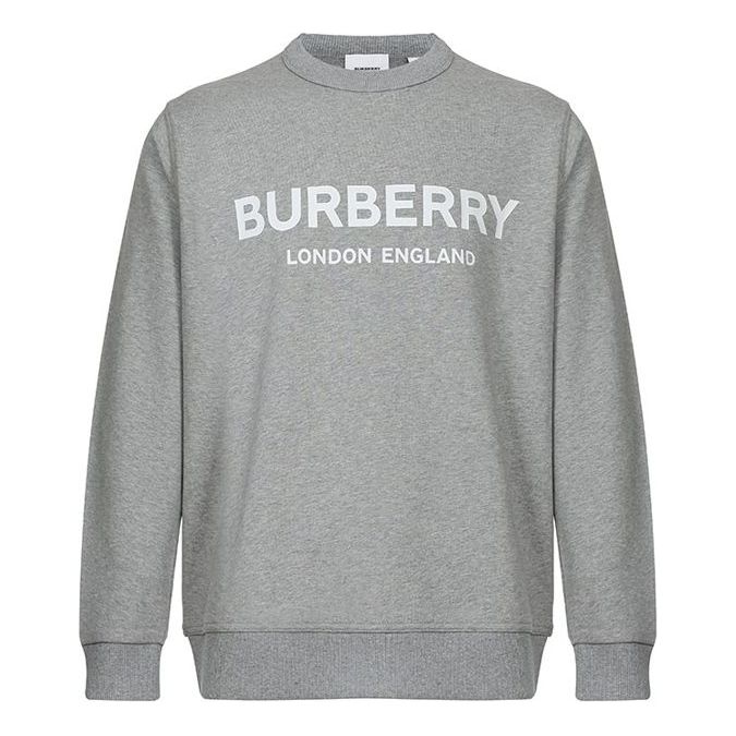 Burberry Logo Printing Round Collar GS Grey 80095051