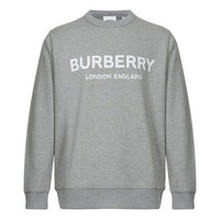 Burberry Logo Printing Round Collar GS Grey 80095051