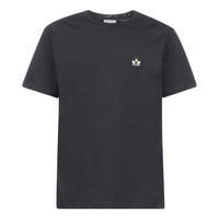 Men's DIOR FW21 Small Bee Embroidered Short Sleeve Black T-Shirt 923J611-W6041-982