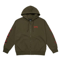 Vans x Okeh Fire Record Hoodie 'Olive Green' VN000FU5KCZ