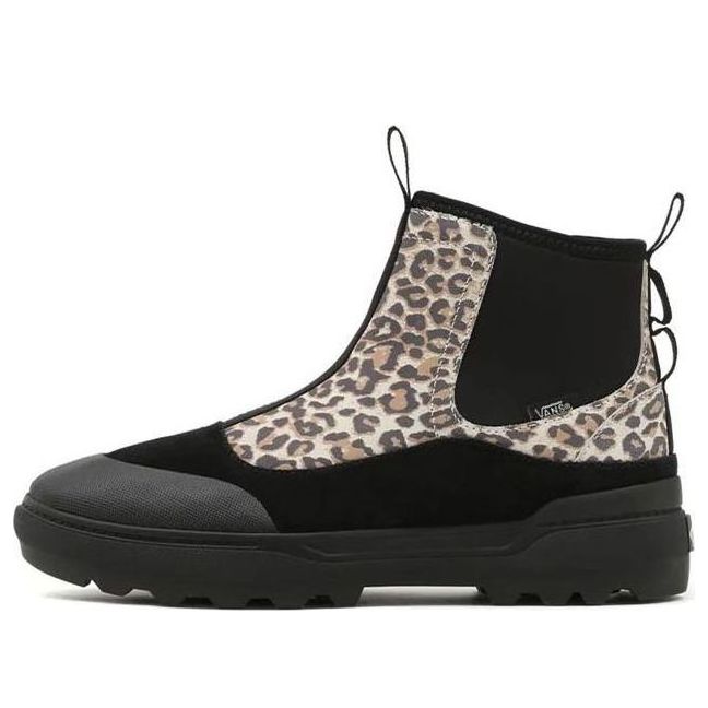 (WMNS) Vans Cheetah Colfax Boot Shoes 'Black Beige' VN0A5HFA8SC
