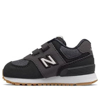 (TD) New Balance 574 Hook & Loop 'Black White' IV574DMK