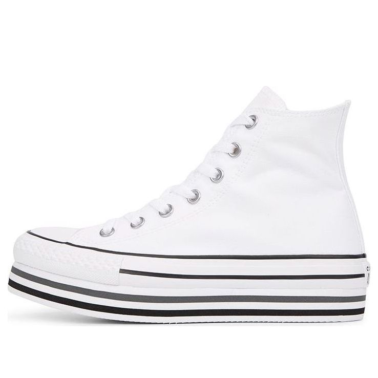 (WMNS) Converse Chuck Taylor All Star Platfrom Layer Hi 'White' 564485C