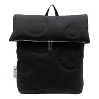 Off-White Polyester Side logo Suture Detail Zipper Pocket Black Backpack OMNB057F21FAB0011010