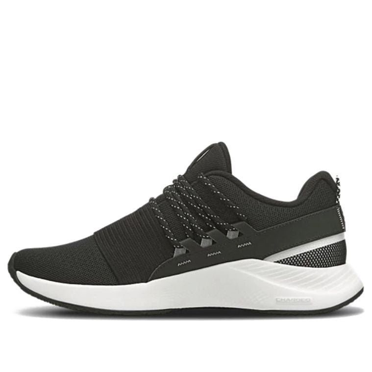 (WMNS) Under Armour Charged Breathe Running Shoes Black 3024057-001