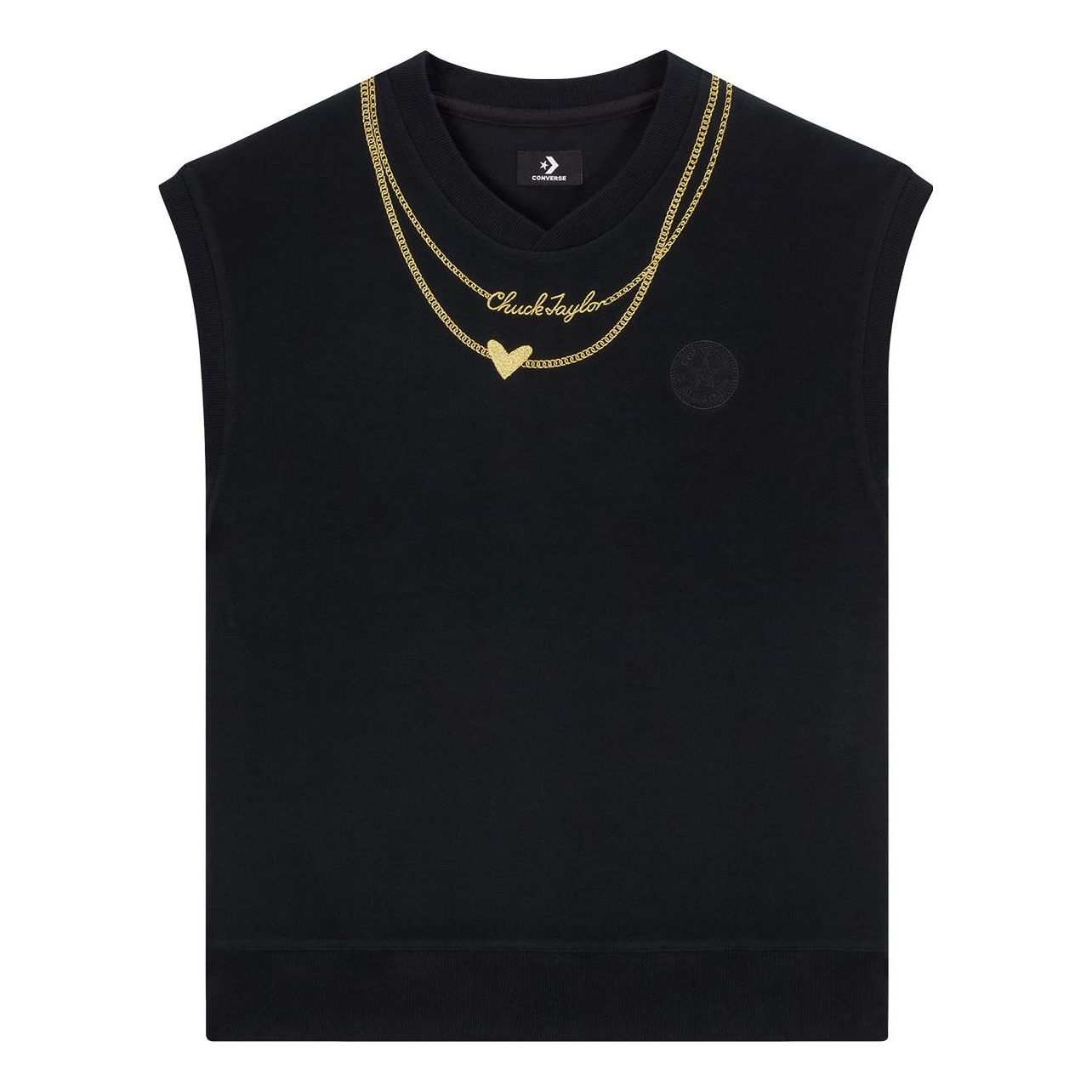 Converse Radiating Love Vest Asia Sizing 'Black' 10025499-A01
