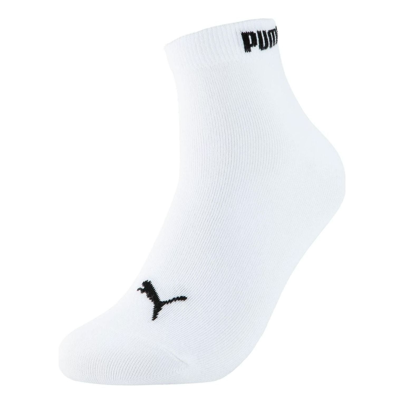 PUMA Quarter Training Socks 'White Black' 938244-02