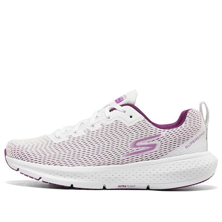 (WMNS) Skechers Go Run Supersonic 'White Purple' 172031-WHT