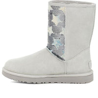 (WMNS) UGG Star Snow Boots Gray White 1111029-GRV
