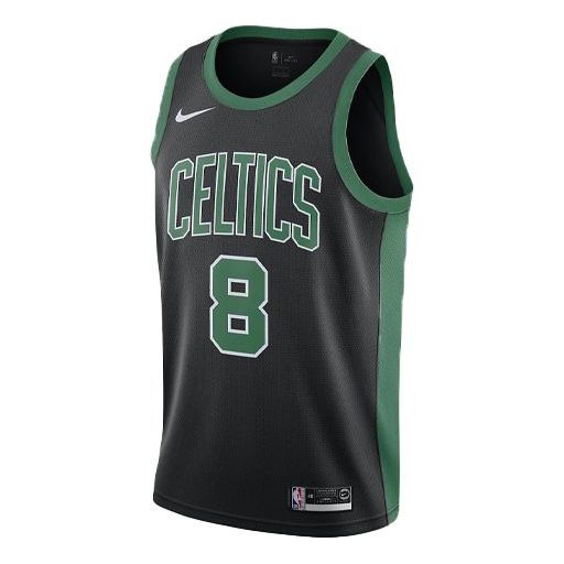 Nike Boston Celtics NBA Version SW Fan Edition Jersey Black 877198-018