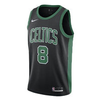 Nike Boston Celtics NBA Version SW Fan Edition Jersey Black 877198-018