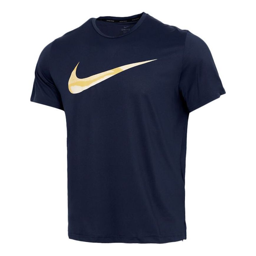 Nike AS Men's NK Top SS HPR Dry GFX SU OBSIDIAN CZ2585-451