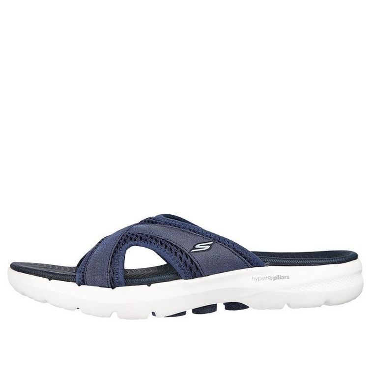 (WMNS) Skechers Go Walk 6 'Navy' 140625-NVY