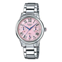 Casio Sheen Analog Watch 'Silver Rose Pink' SHE-3049D-4A