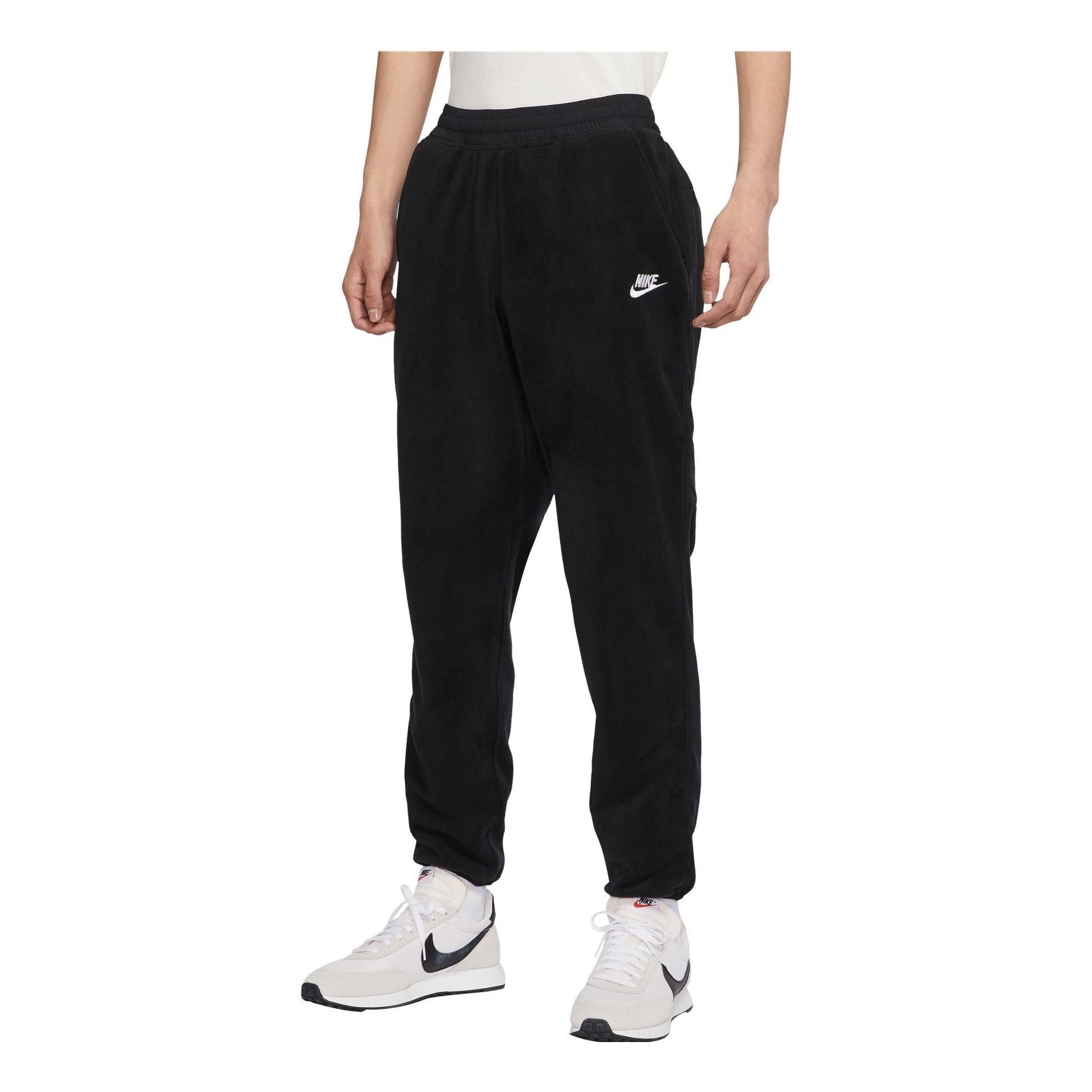 Men's Nike Sportswear Solid Color Casual Breathable Sports Pants/Trousers/Joggers Black DM1224-010